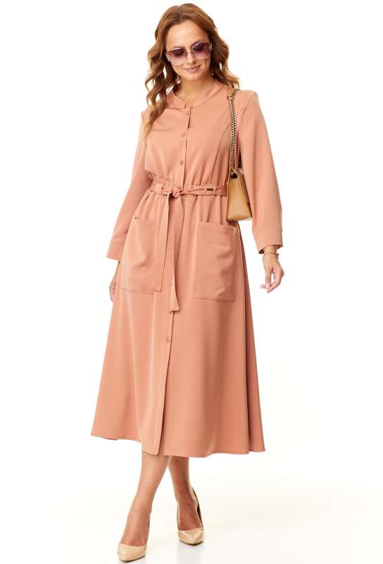 Платье Taita plus 2401 терракот Taita Plus купить по оптовым и розничным ценам