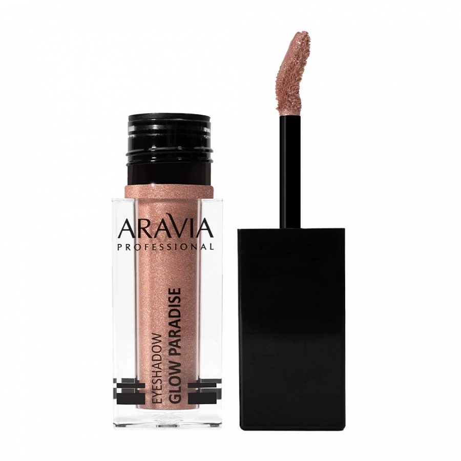 Тени жидкие сияющие для век,  03 Rosy Bronze / ARAVIA Professional Glow Paradise 5 мл ARAVIA купить по оптовым и розничным ценам