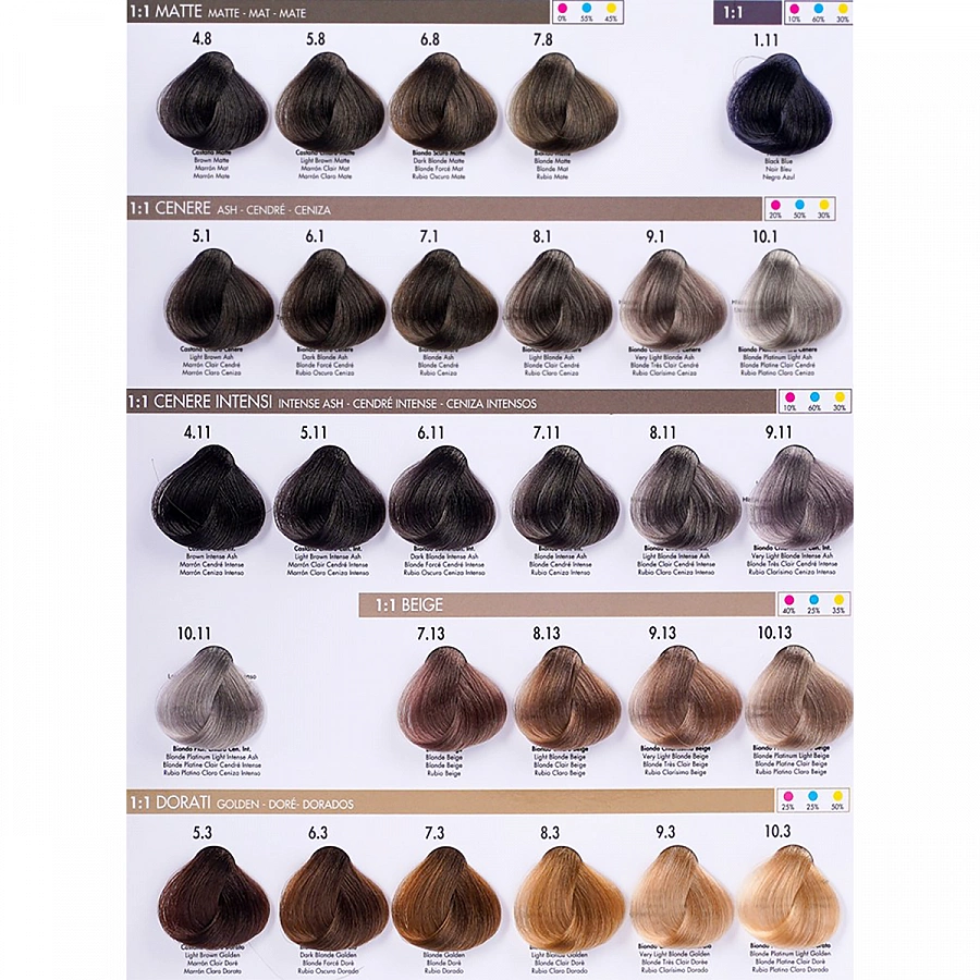 5/7 крем-краска для волос, светло-каштановый коричневый / Dikson Color Castano Chiaro Marrone 120 мл DIKSON купить по оптовым и розничным ценам