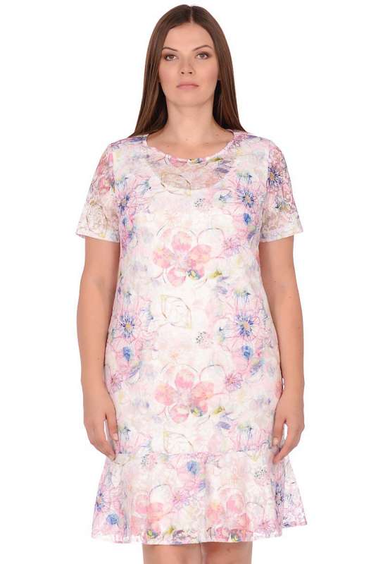 Платье Amelia Lux 3167 розовый Amelia Lux купить по оптовым и розничным ценам