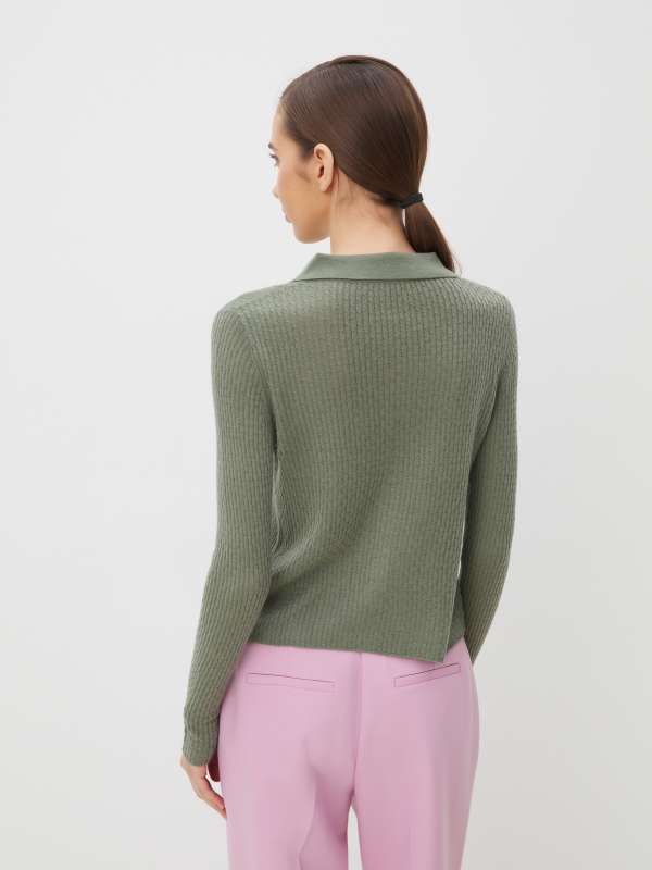 Женский кардиган 30W026/3721245, серо-зеленый MAISON DAVID купить по оптовым и розничным ценам