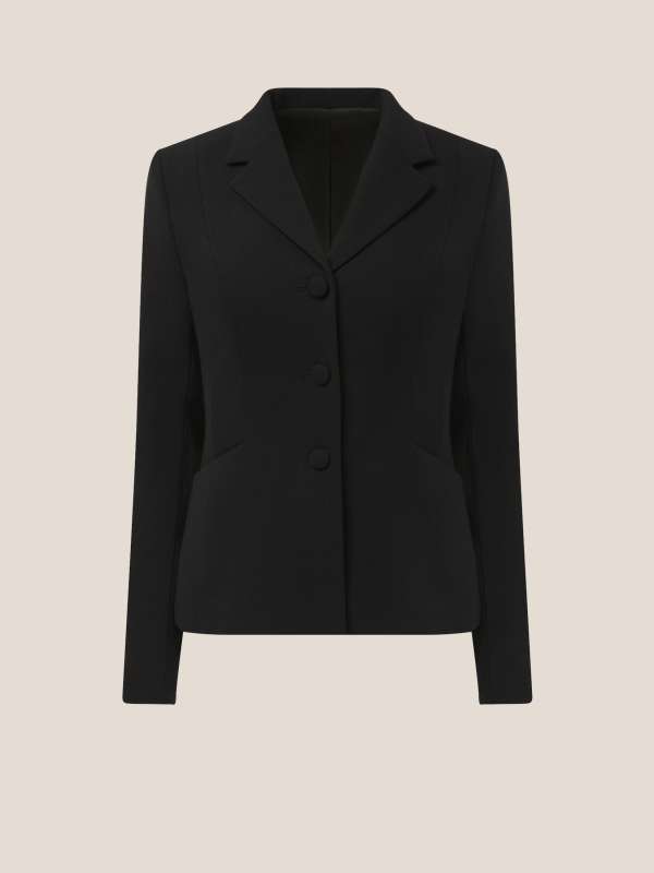 Женский пиджак 2024-609/4684316, черный Lumique купить по оптовым и розничным ценам