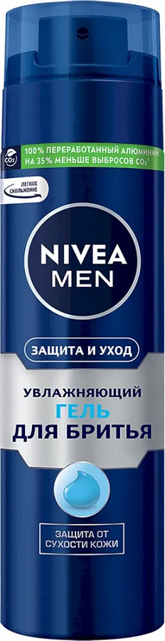 Nivea гель для бритья для чувствительной кожи увлажняющий, 200 мл NIVEA купить по оптовым и розничным ценам