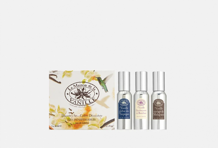LA MAISON DE LA VANILLE set LES INDISPENSABLES edt 3*30ml LA MAISON DE LA VANILLE купить по оптовым и розничным ценам