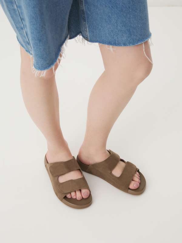 Женские шлепанцы GLC7728-01/4415340, зелено-коричневый TENDANCE купить по оптовым и розничным ценам