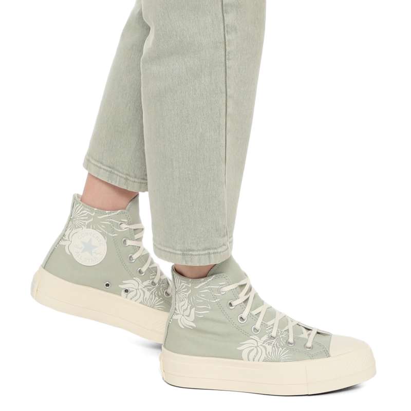 Женские высокие кеды CHUCK TAYLOR ALL STAR LIFT A03927/3221180, светло-зеленый CONVERSE купить по оптовым и розничным ценам