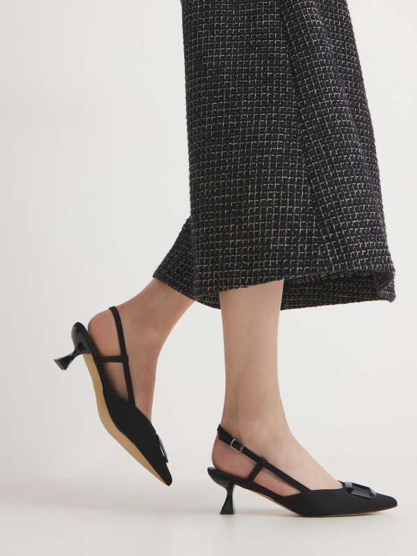 Женские туфли с открытой пяткой (слингбэк) MN2800-1/3858954, черный TENDANCE купить по оптовым и розничным ценам