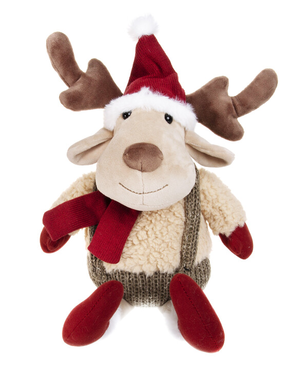 Лось бежевый, 21 см, Моррис, мягкая игрушка Gulliver, коллекция Holiday 86-BTL230901-1