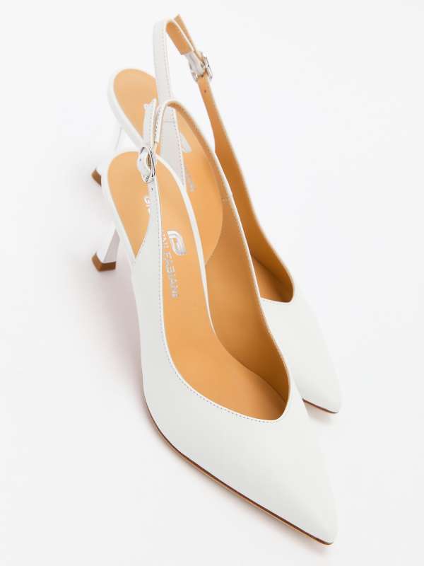 Женские туфли с открытой пяткой (слингбэк) S25454/4515376, белый GIOVANNI FABIANI купить по оптовым и розничным ценам
