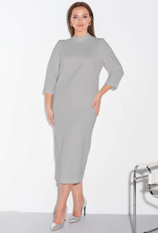 Платье Lady Line 561 серый Lady Line купить по оптовым и розничным ценам