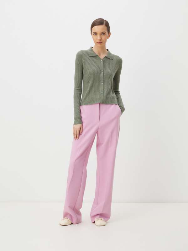 Женский кардиган 30W026/3721245, серо-зеленый MAISON DAVID купить по оптовым и розничным ценам