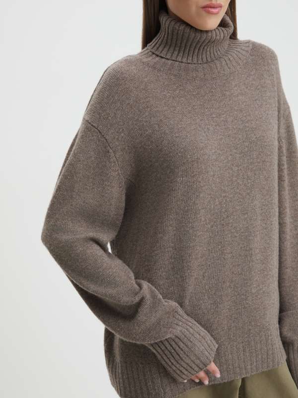 Женский свитер Jacket-1/4269000, серо-коричневый MAISON DAVID купить по оптовым и розничным ценам