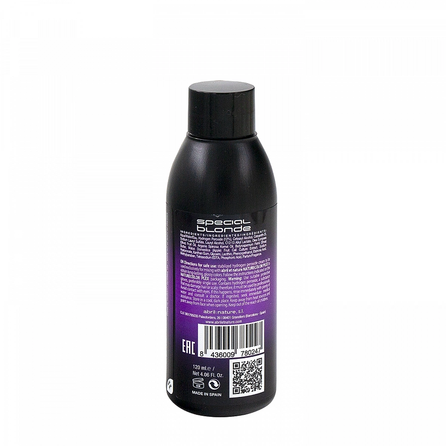 Оксидант специальный для окрашивания волос оттенков блонд / Nature Oxydant Special Blonde 120 мл ABRIL ET NATURE купить по оптовым и розничным ценам