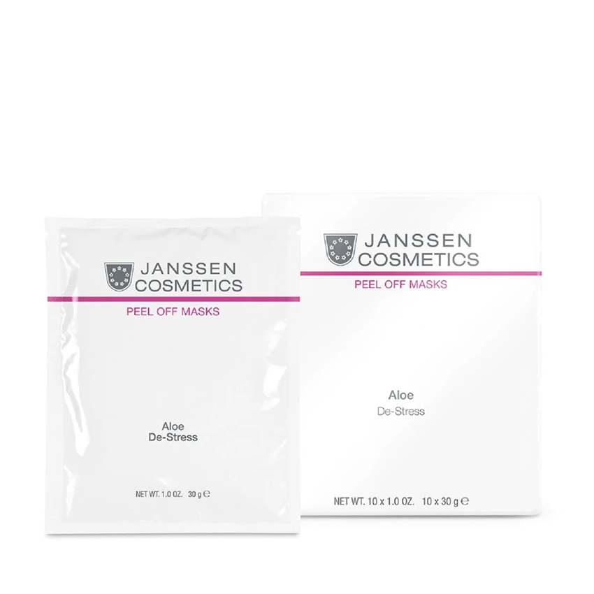 Маска альгинатная успокаивающая anti-age / Aloe De Stress Peel off masks 10*30 г JANSSEN COSMETICS купить по оптовым и розничным ценам