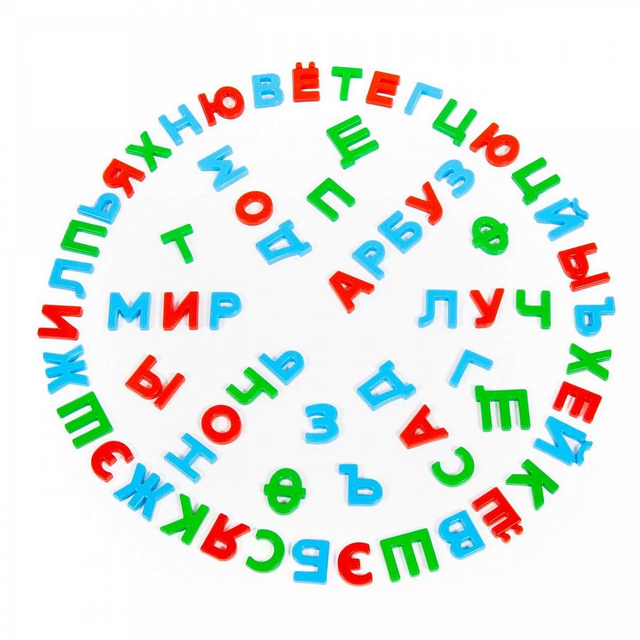 319670 Набор Первые уроки на магнитах (66 букв) (в пакете) Полесье купить по оптовым и розничным ценам