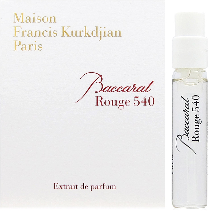 MAISON FRANCIS KURKDJIAN BACCARAT ROUGE 540 edp (w) 2ml пробник MAISON FRANCIS KURKDJIAN купить по оптовым и розничным ценам