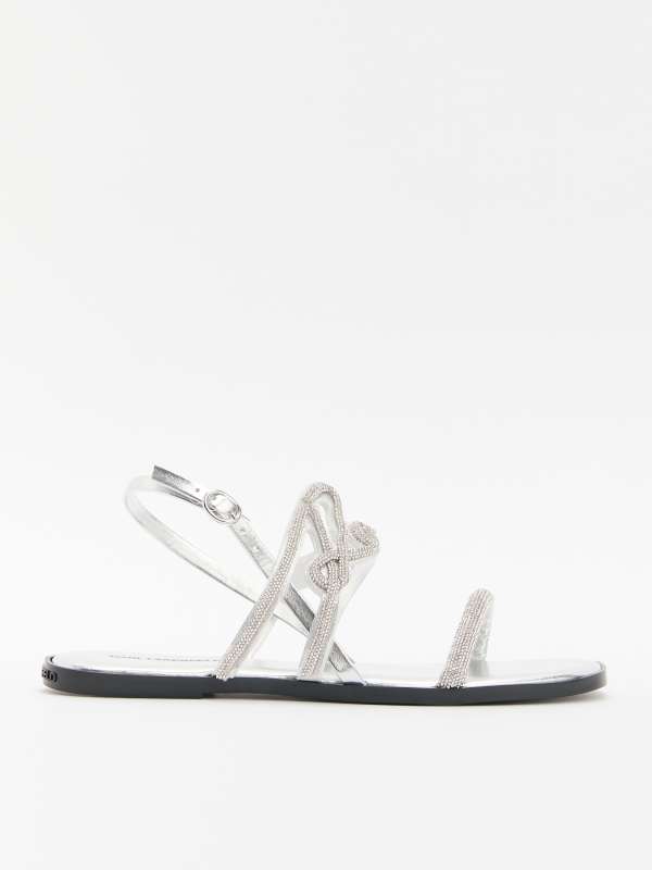 Женские сандалии OLYMPIA Karl Signia Slide KL87425/4643498, серебряный KARL LAGERFELD купить по оптовым и розничным ценам