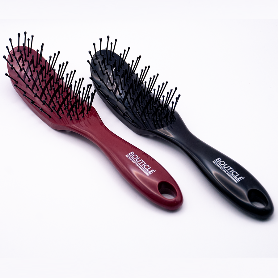 Щетка продувная профессиональная для укладки волос феном, черная / TUNNEL HAIR BRUSH BOUTICLE купить по оптовым и розничным ценам