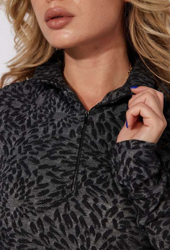 Платье Viola Style 1058 серый Viola Style купить по оптовым и розничным ценам