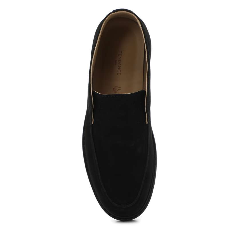 Женские высокие лоферы 9546-42/3643206, черный TENDANCE купить по оптовым и розничным ценам