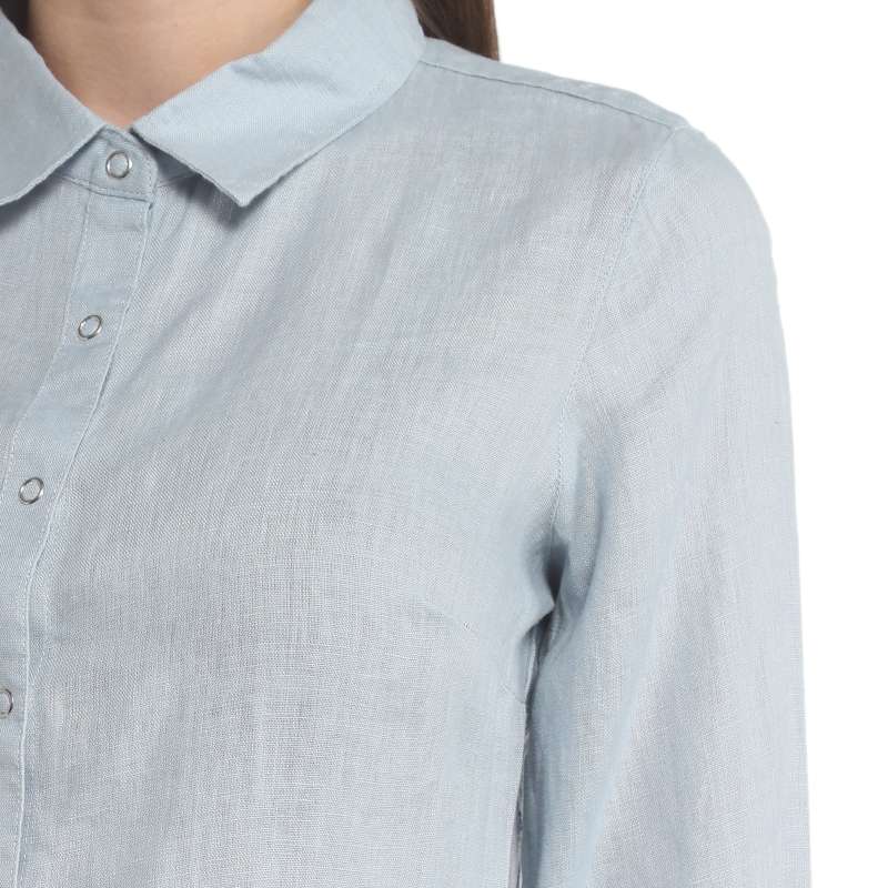 Женское платье-рубашка MLY2113/3611638, светло-голубой MAISON DAVID купить по оптовым и розничным ценам