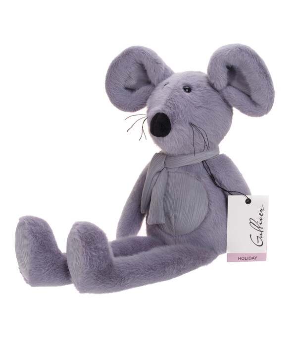 Мышка в шарфе, 24 см сидя, по имени Душка, мягкая игрушка Gulliver, коллекция Holiday 78-TP0676A Gulliver toys купить по оптовым и розничным ценам