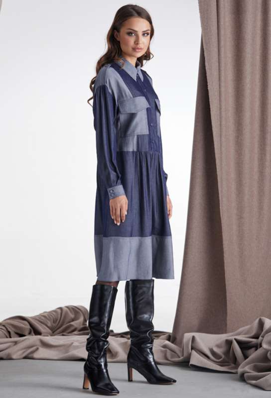 Платье Rami 5078 синий RaMi купить по оптовым и розничным ценам