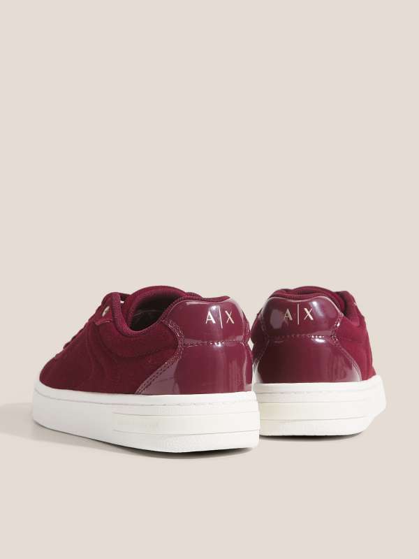 Женские кеды XW001619/4754639, бордовый ARMANI EXCHANGE купить по оптовым и розничным ценам