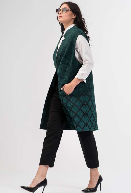 Жилет Amelia Lux 020KL зеленый Amelia Lux купить по оптовым и розничным ценам