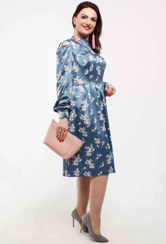 Платье Amelia Lux 3381 синий Amelia Lux купить по оптовым и розничным ценам