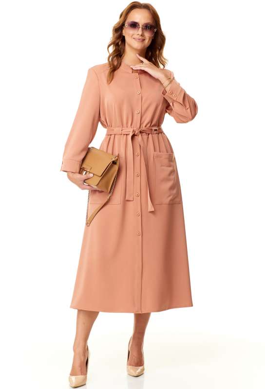 Платье Taita plus 2401 терракот Taita Plus купить по оптовым и розничным ценам