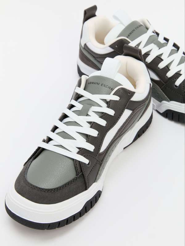 Мужские кеды XUX222/4079317, серо-зеленый ARMANI EXCHANGE купить по оптовым и розничным ценам