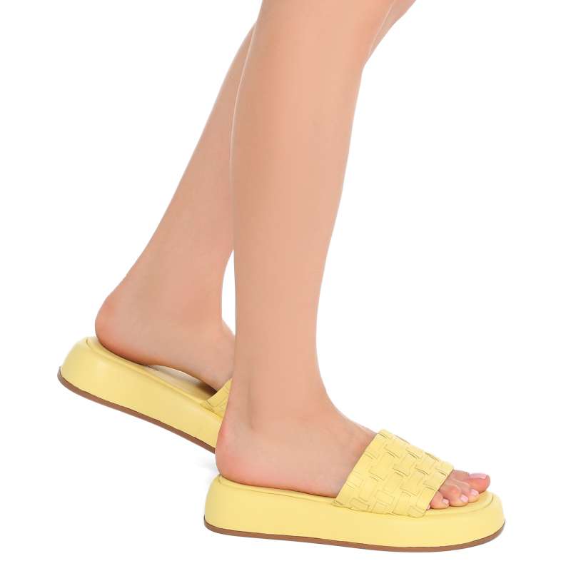 Женские шлепанцы 394006/3376030, желтый INUOVO купить по оптовым и розничным ценам