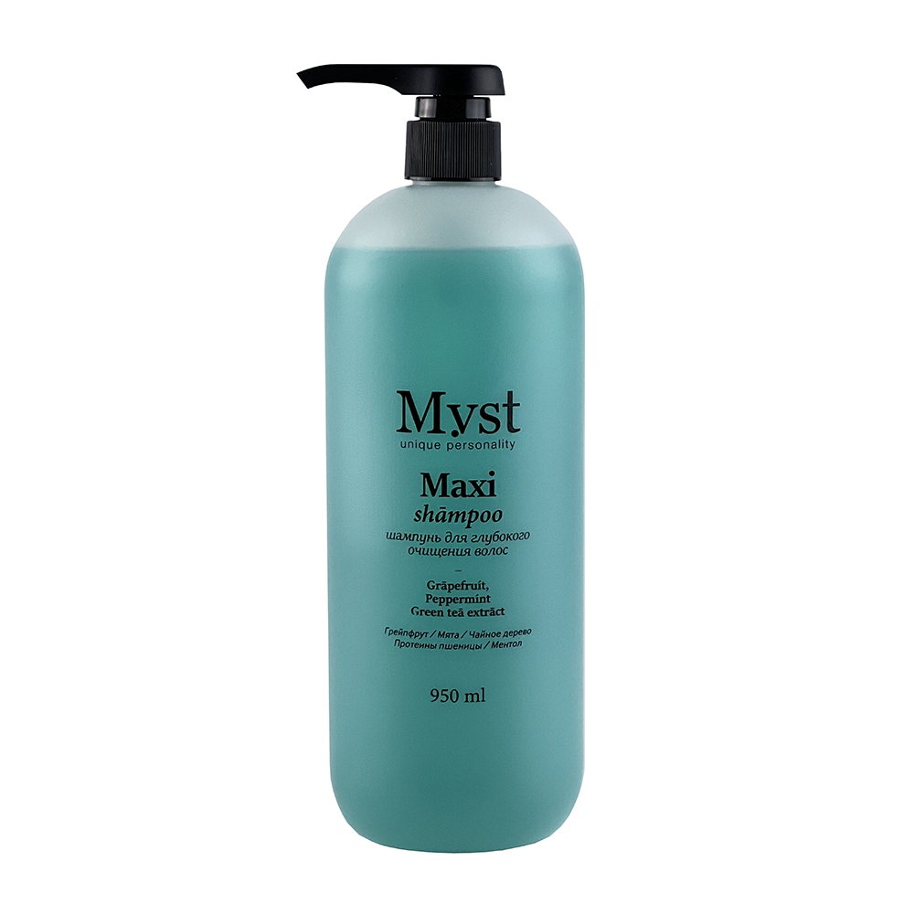 Шампунь для глубокого очищения волос / Maxi Shampoo 950 мл MYST купить по оптовым и розничным ценам