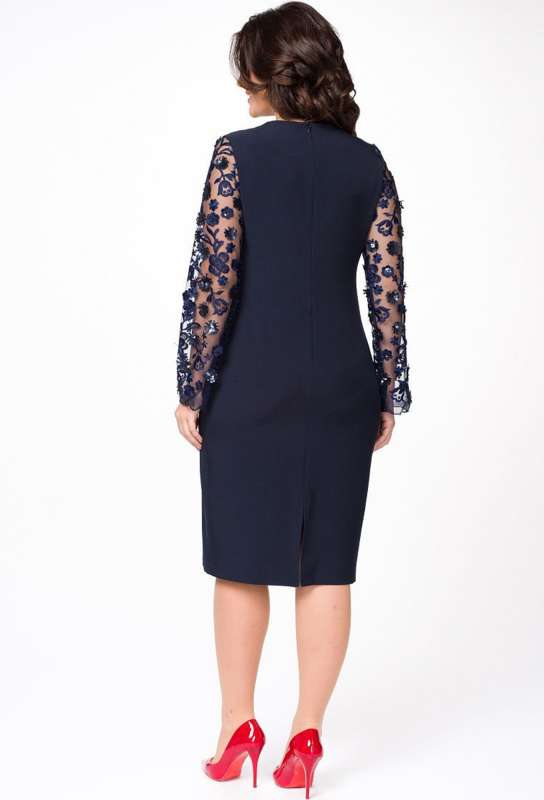 Платье Melissena 938 синий Melissena купить по оптовым и розничным ценам