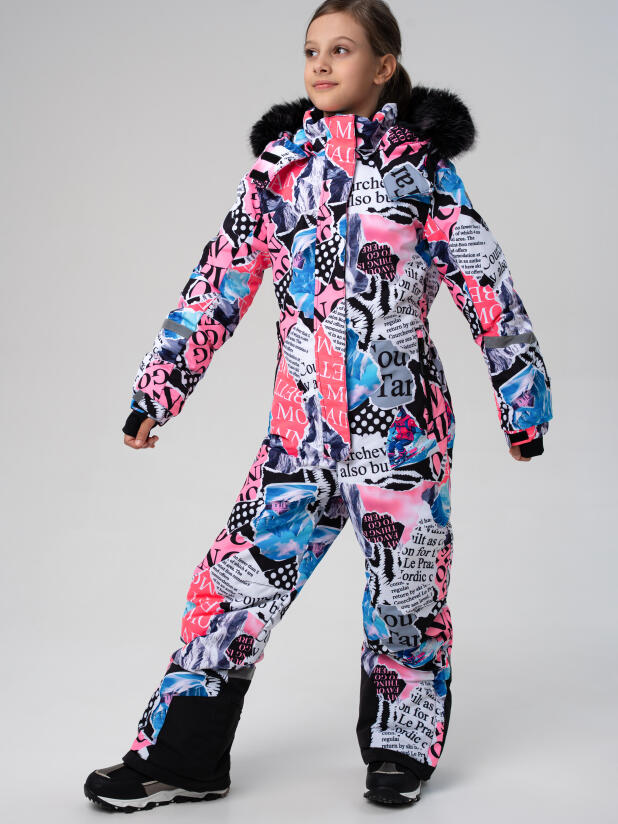 Комбинезон текстильный с полиуретановым покрытием для девочек 32521012 PlayToday купить по оптовым и розничным ценам