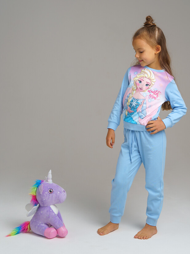 Комплект трикотажный для девочек: толстовка, брюки 32042821 PlayToday купить по оптовым и розничным ценам