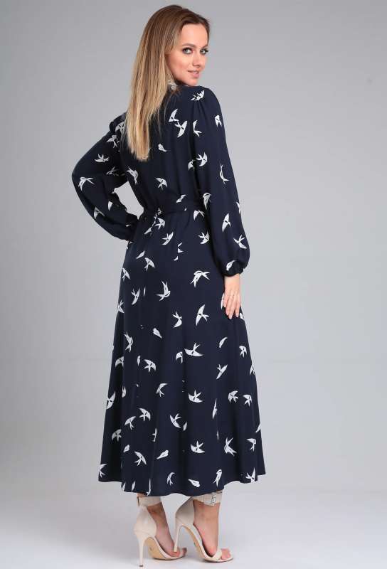 Платье Lady Line 563 темно-синий Lady Line купить по оптовым и розничным ценам