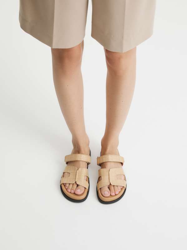 Женские шлепанцы MINDY 525Z69VK/4043949, бежевый BIBI LOU купить по оптовым и розничным ценам