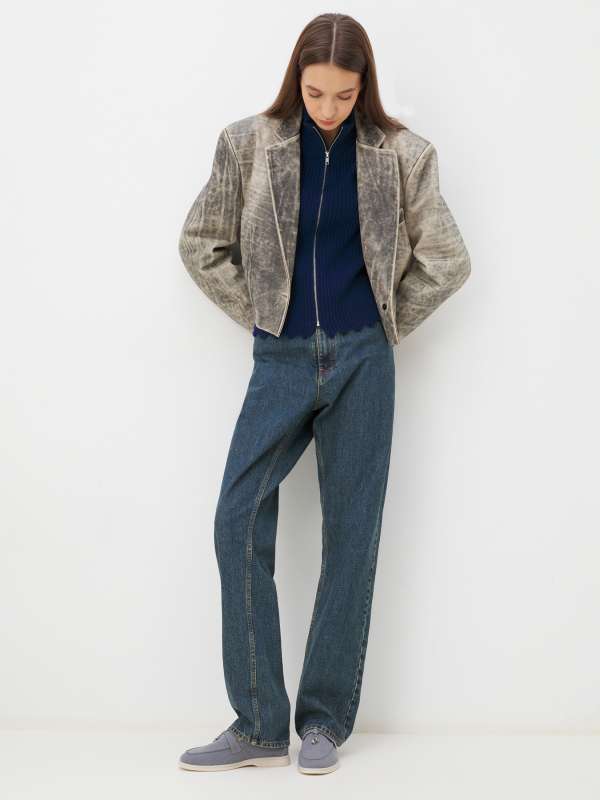 Женские лоферы YS-2299-38B/3577885, сине-серый TENDANCE купить по оптовым и розничным ценам