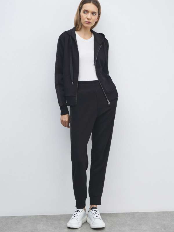 Женская толстовка NEW HOODED SCUBA SWEATSHIRT W5YQ05KBYE2/4909420, черный Guess купить по оптовым и розничным ценам