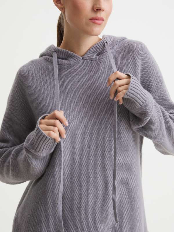 Женский вязаный костюм (джемпер и брюки) CC068/4300970, серый MAISON DAVID купить по оптовым и розничным ценам