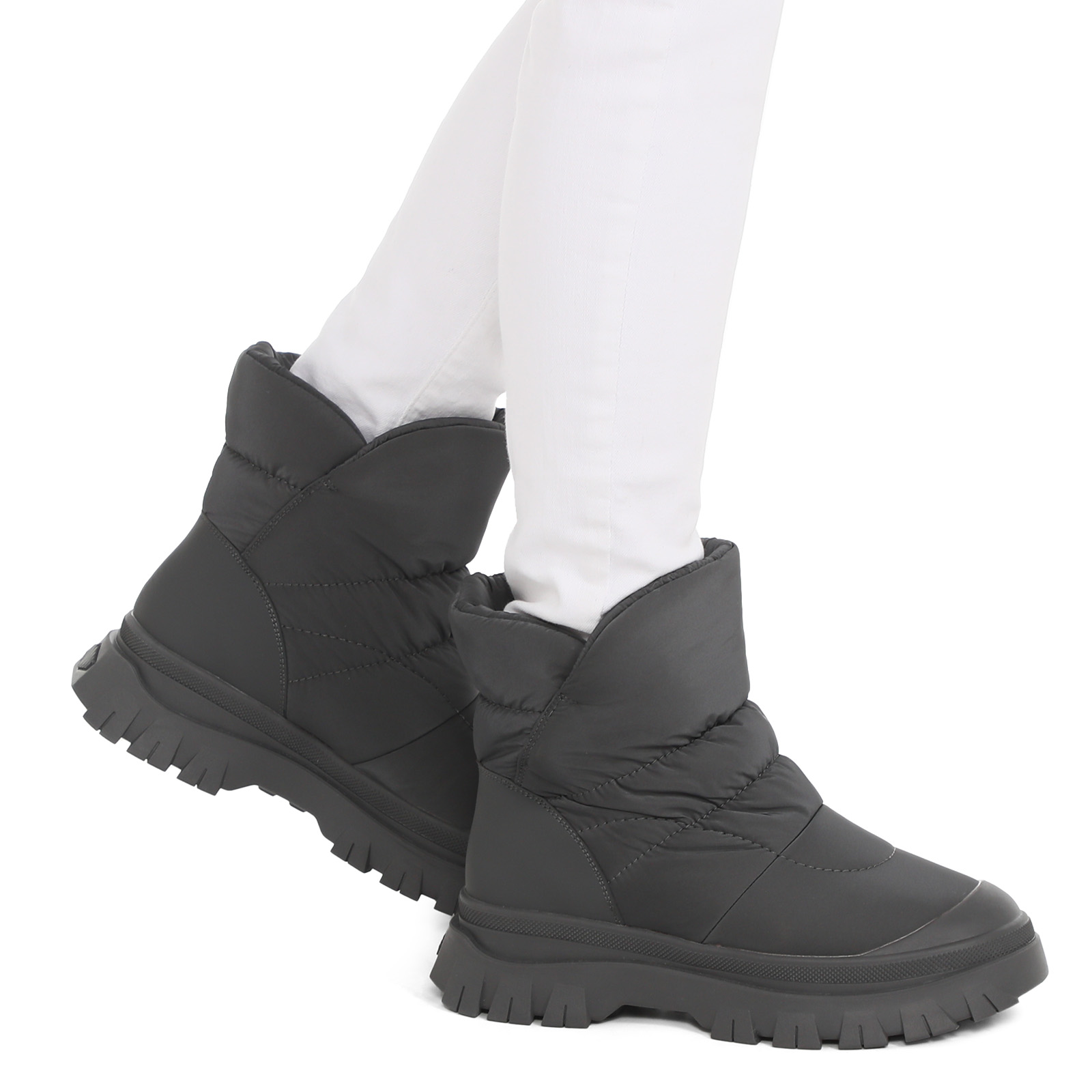 Женские дутики AX052-1/3673691, антрацитово-серый TENDANCE купить по оптовым и розничным ценам