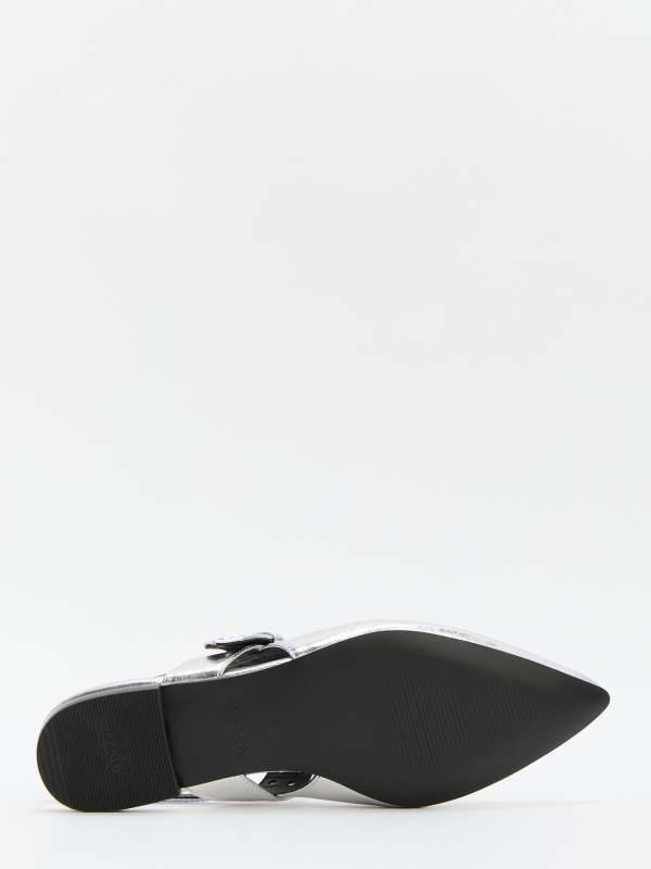 Балетки с открытой пяткой (слинг-бэк) ABRIL 1-29102-44 (K)/4644269, серебряный NEWD купить по оптовым и розничным ценам