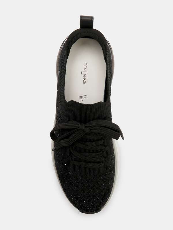 Женские кроссовки-носки GLC7746-01/4415416, черный TENDANCE купить по оптовым и розничным ценам