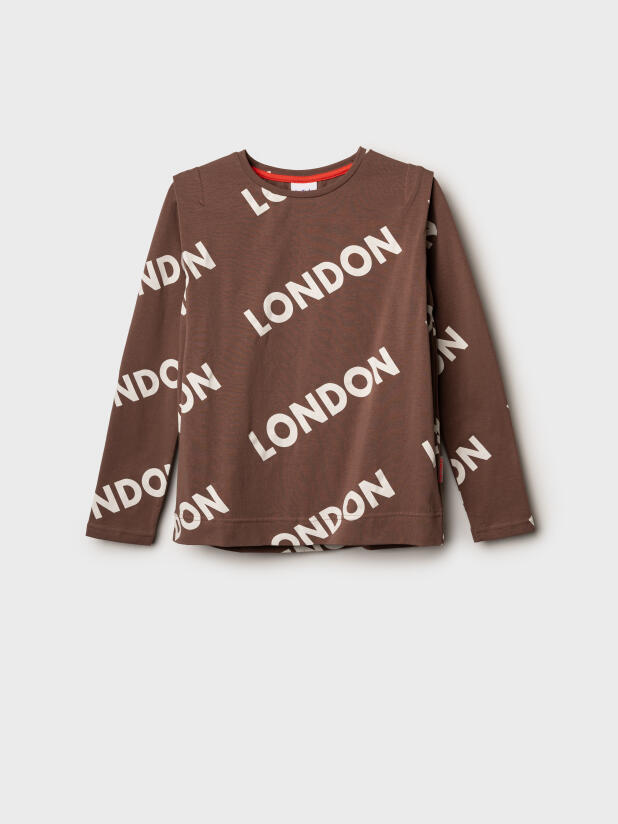 Джемпер трикотажный для девочек (футболка с длинными рукавами) 32521464 PlayToday купить по оптовым и розничным ценам