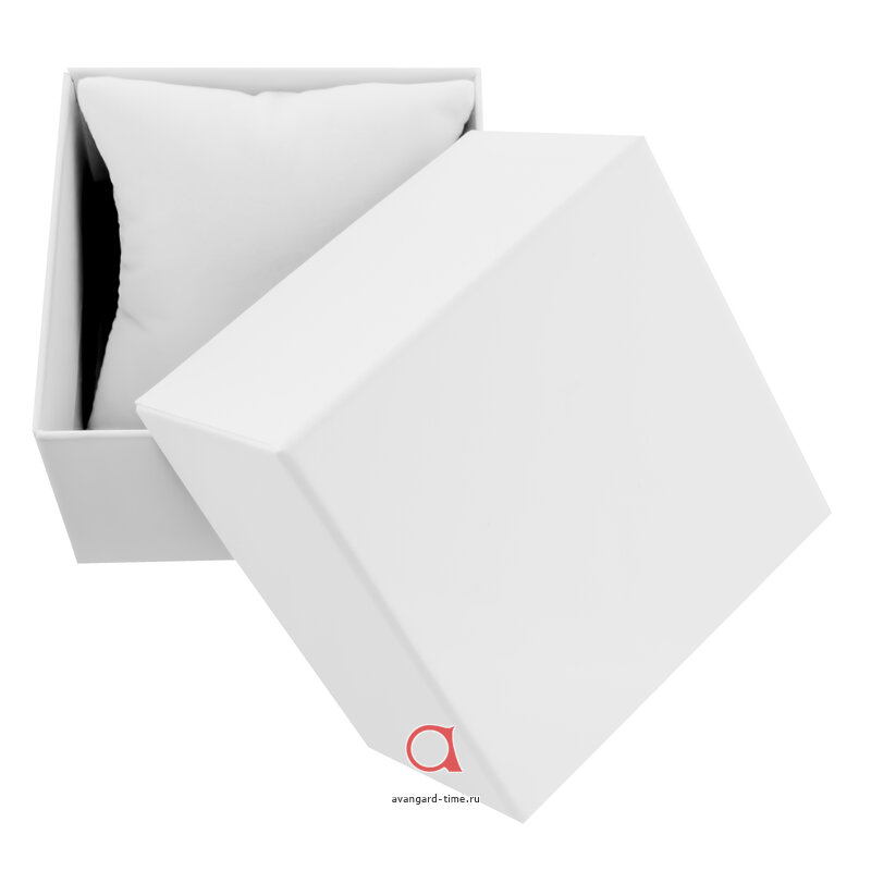 Коробочка для часов белая с подушкой