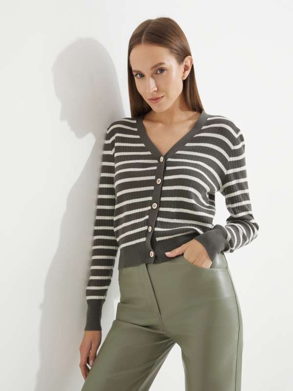 Женский кардиган 30W031/3721511, серый MAISON DAVID купить по оптовым и розничным ценам