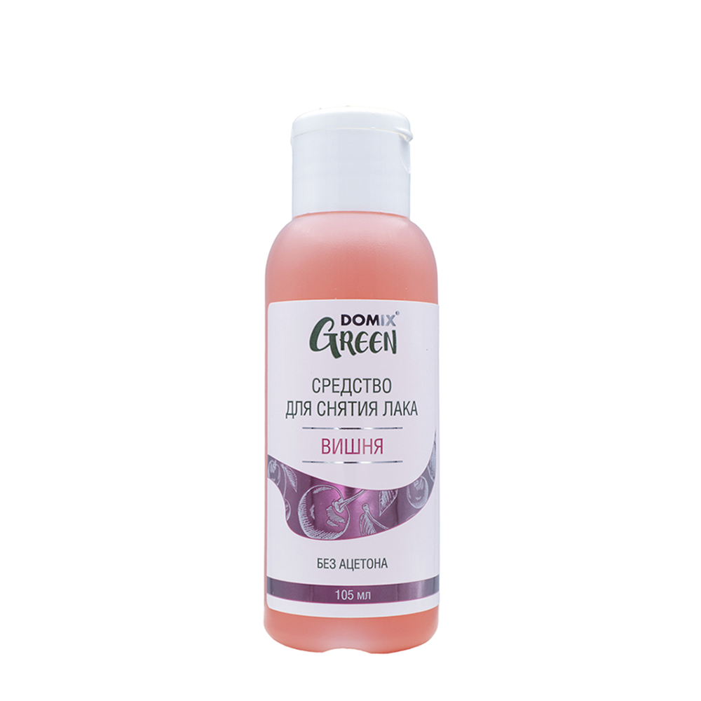 Средство без ацетона и запаха химии для снятия лака Вишня / DG 105 мл DOMIX купить по оптовым и розничным ценам
