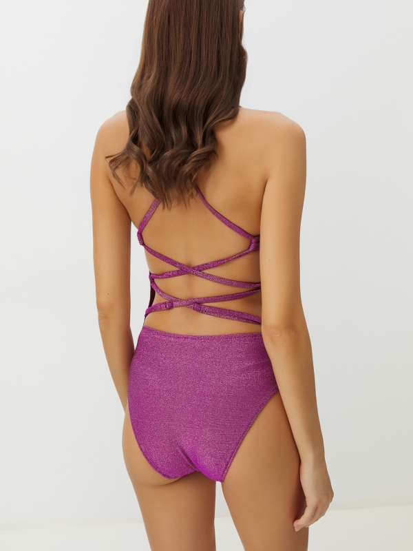 Женский слитный купальник GLITZ 6540911/4330125, фиолетовый Etam купить по оптовым и розничным ценам